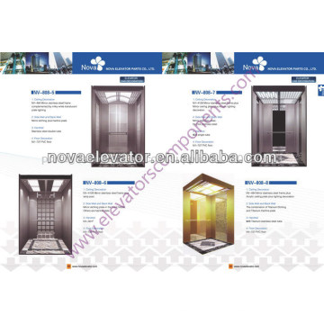 Machine Room Elevator Cabins , Luxury Residential Passenger Cabin